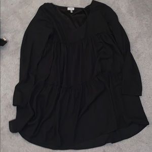 Tobi tiered Black Dress